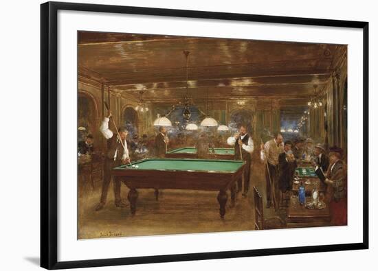 Le Billard-Jean-Georges Beraud-Framed Giclee Print