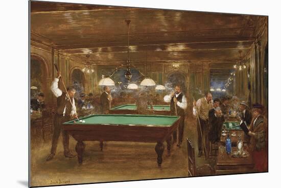 Le Billard-Jean-Georges Beraud-Mounted Giclee Print