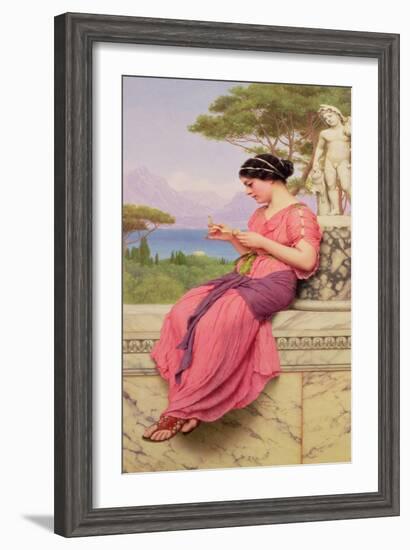 Le Billet Doux, 1913-John William Godward-Framed Giclee Print