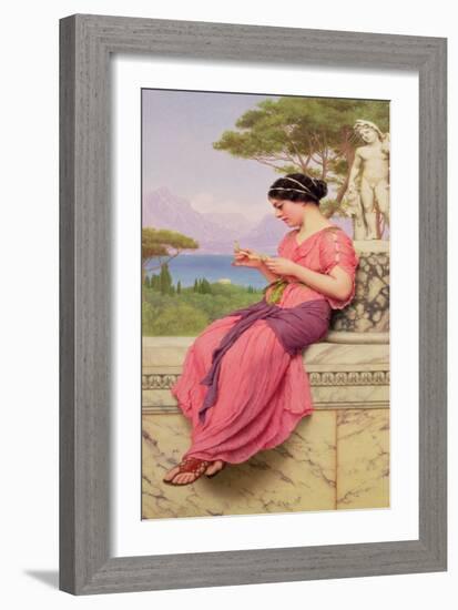 Le Billet Doux, 1913-John William Godward-Framed Giclee Print