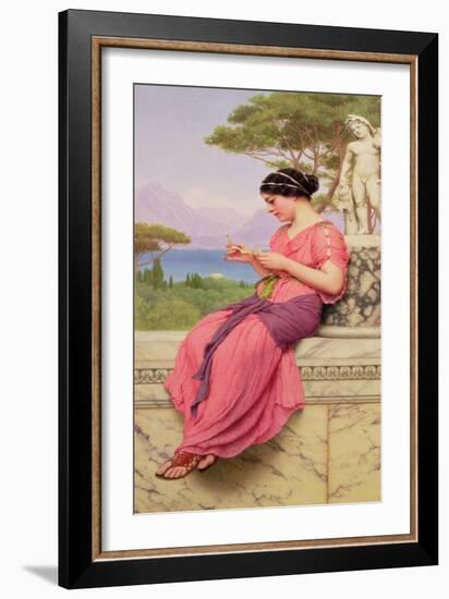 Le Billet Doux, 1913-John William Godward-Framed Giclee Print