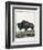 Le Bison Illustration-null-Framed Giclee Print