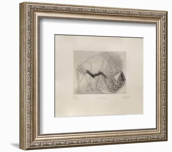 Le Bison-Jean Messagier-Framed Collectable Print