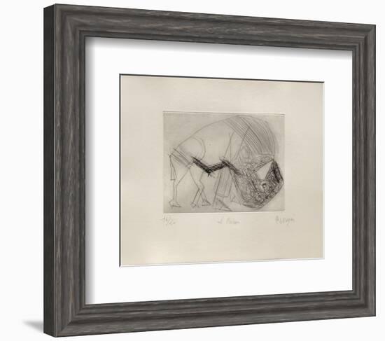 Le Bison-Jean Messagier-Framed Collectable Print