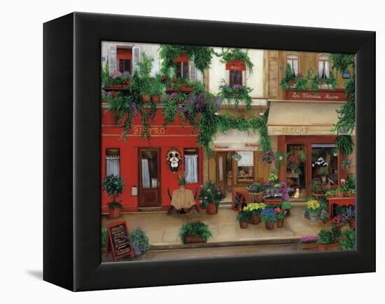 Le Bistro Rouge-Betty Lou-Framed Premier Image Canvas