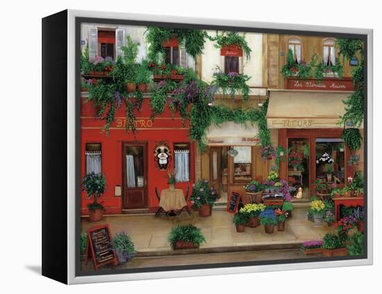 Le Bistro Rouge-Betty Lou-Framed Premier Image Canvas