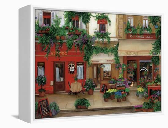 Le Bistro Rouge-Betty Lou-Framed Premier Image Canvas