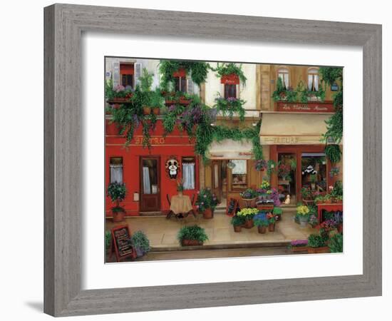 Le Bistro Rouge-Betty Lou-Framed Giclee Print