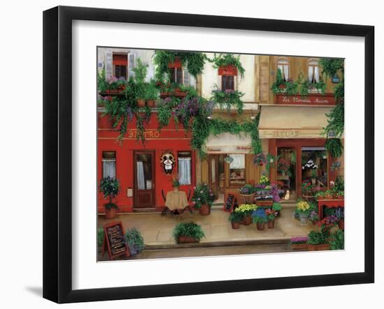 Le Bistro Rouge-Betty Lou-Framed Giclee Print