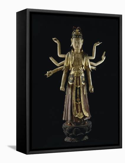 Le bodhisattva Avalokitesvara à huit bras-null-Framed Premier Image Canvas