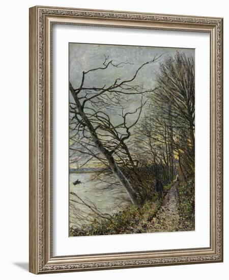 Le Bois de Roches, Veneux-Nadon-Alfred Sisley-Framed Giclee Print