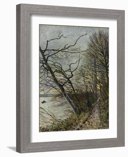 Le Bois de Roches, Veneux-Nadon-Alfred Sisley-Framed Giclee Print