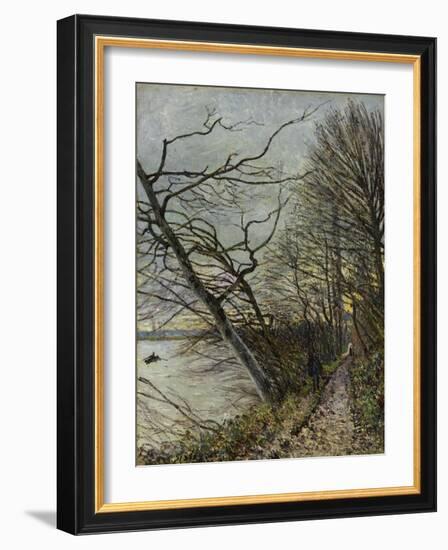 Le Bois de Roches, Veneux-Nadon-Alfred Sisley-Framed Giclee Print