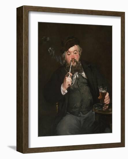 Le Bon Bock, 1873 (Oil on Canvas)-Edouard Manet-Framed Giclee Print