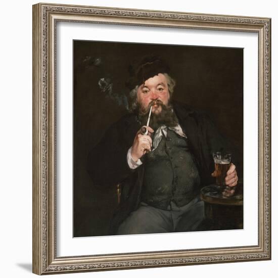 Le Bon Bock, 1873-Edouard Manet-Framed Giclee Print