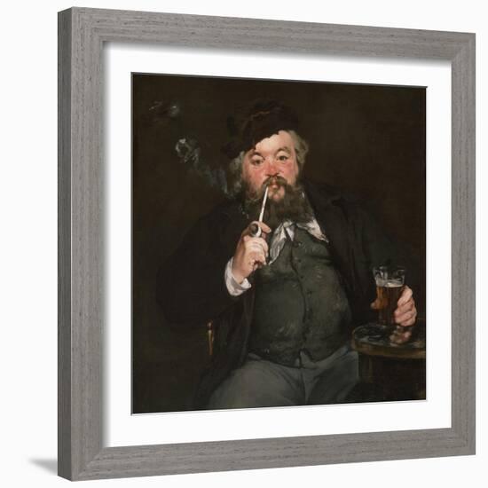 Le Bon Bock, 1873-Edouard Manet-Framed Giclee Print