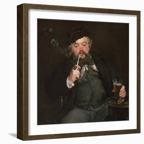 Le Bon Bock, 1873-Edouard Manet-Framed Giclee Print