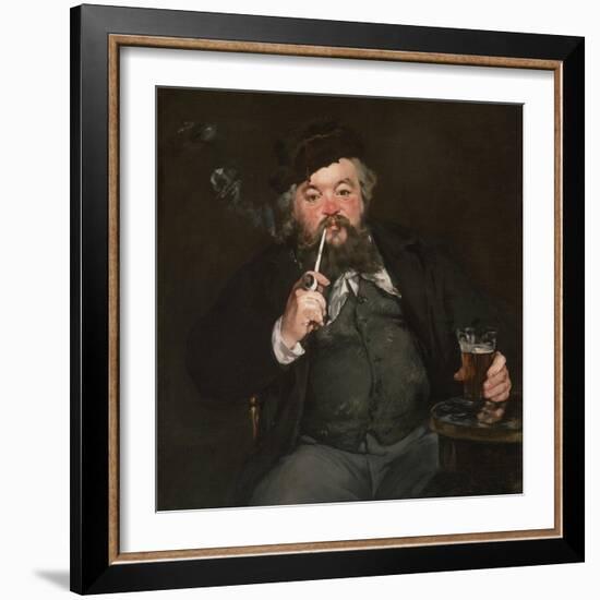 Le Bon Bock, 1873-Edouard Manet-Framed Giclee Print