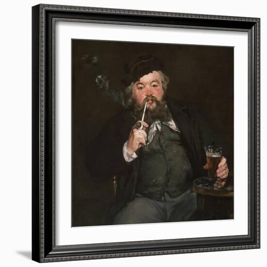 Le Bon Bock, 1873-Edouard Manet-Framed Giclee Print