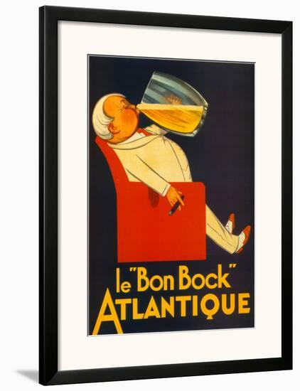 Le "Bon Bock" Atlantique-null-Framed Art Print