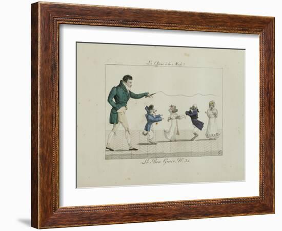 Le Bon Genre: Observations About the Parisian Fashion and Customs-Pierre Antoine Leboux De La Mesangere-Framed Giclee Print