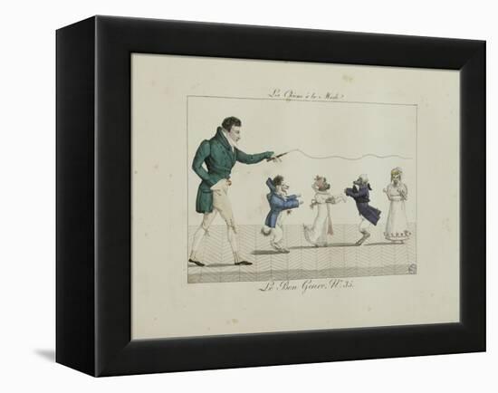 Le Bon Genre: Observations About the Parisian Fashion and Customs-Pierre Antoine Leboux De La Mesangere-Framed Premier Image Canvas