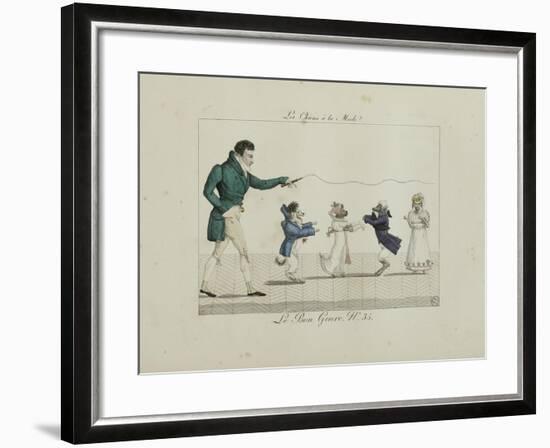 Le Bon Genre: Observations About the Parisian Fashion and Customs-Pierre Antoine Leboux De La Mesangere-Framed Giclee Print