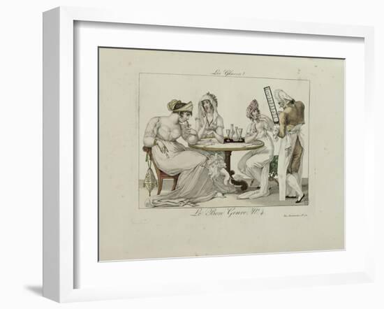 Le Bon Genre: Observations About the Parisian Fashion and Customs-Pierre Antoine Leboux De La Mesangere-Framed Giclee Print