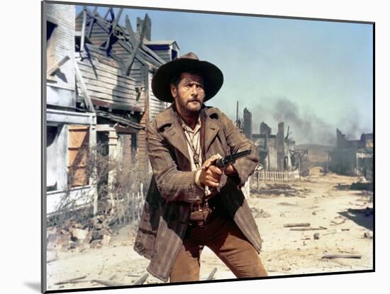 Le bon, la brute and le truand THE GOOD, THE BAD AND THE UGLY by SergioLeone with Eli Wallach, 1966-null-Mounted Photo