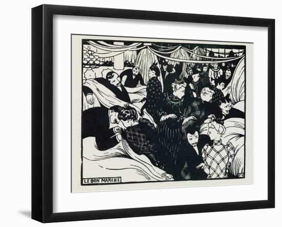 Le Bon Marche, 1893-Félix Vallotton-Framed Giclee Print