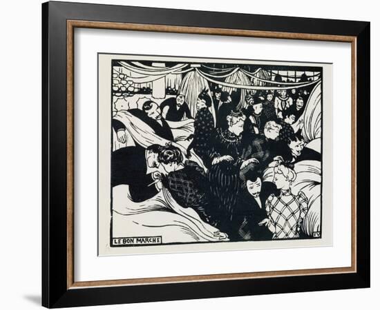 Le Bon Marche, 1893-Félix Vallotton-Framed Giclee Print