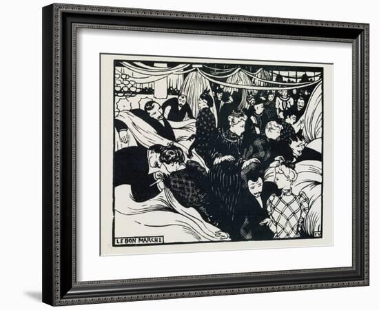 Le Bon Marche, 1893-Félix Vallotton-Framed Giclee Print