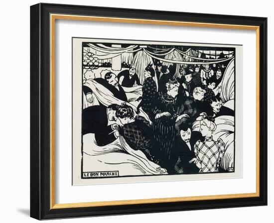 Le Bon Marche, 1893-Félix Vallotton-Framed Giclee Print