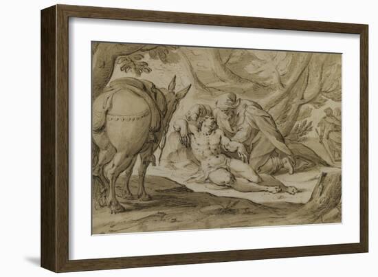 Le bon Samaritain-Hans von Aachen-Framed Giclee Print