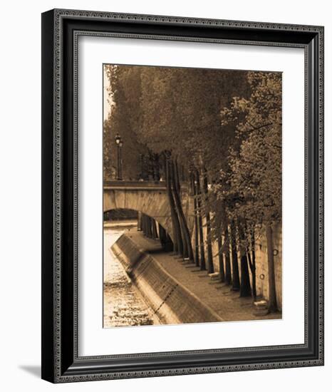 Le Bord de la Seine-Marina Drasnin Gilboa-Framed Art Print