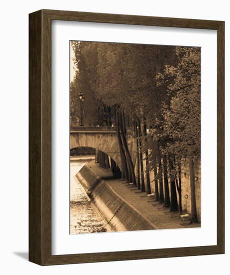 Le Bord de la Seine-Marina Drasnin Gilboa-Framed Art Print