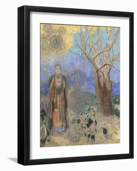 Le Bouddha-Odilon Redon-Framed Giclee Print
