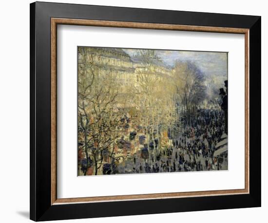Le Boulevard Des Capucines, 1873-Claude Monet-Framed Giclee Print