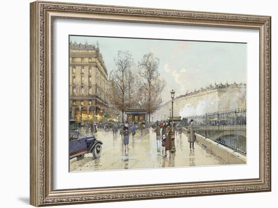 Le Boulevard Pereire, Paris-Eugene Galien-Laloue-Framed Giclee Print