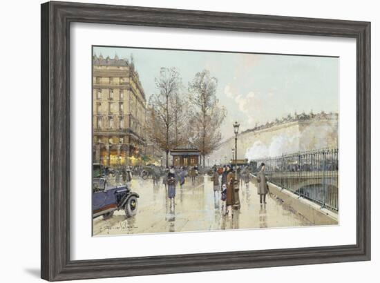 Le Boulevard Pereire, Paris-Eugene Galien-Laloue-Framed Giclee Print