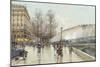 Le Boulevard Pereire, Paris-Eugene Galien-Laloue-Mounted Giclee Print