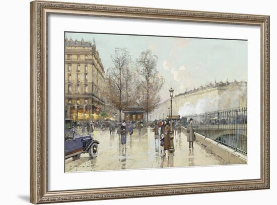 Le Boulevard Pereire, Paris-Eugene Galien-Laloue-Framed Giclee Print