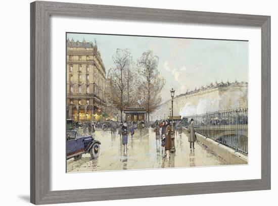 Le Boulevard Pereire, Paris-Eugene Galien-Laloue-Framed Giclee Print