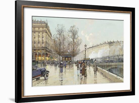 Le Boulevard Pereire, Paris-Eugene Galien-Laloue-Framed Giclee Print