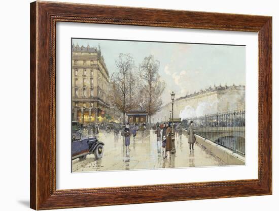 Le Boulevard Pereire, Paris-Eugene Galien-Laloue-Framed Giclee Print