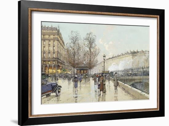 Le Boulevard Pereire, Paris-Eugene Galien-Laloue-Framed Giclee Print