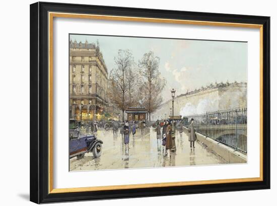 Le Boulevard Pereire, Paris-Eugene Galien-Laloue-Framed Giclee Print