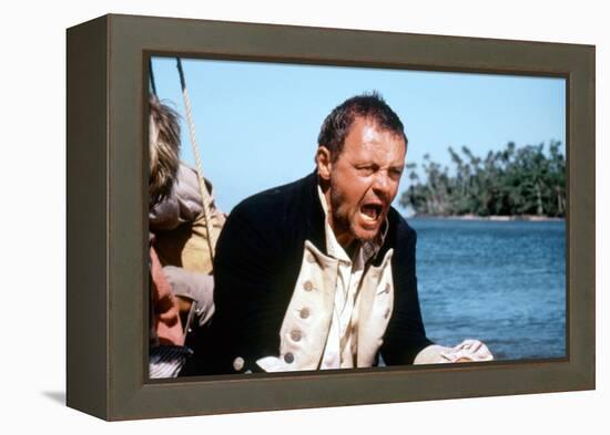 Le Bounty by Roger Donaldson with Anthony Hopkins, 1984 (photo)-null-Framed Stretched Canvas