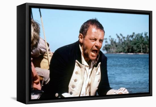 Le Bounty by Roger Donaldson with Anthony Hopkins, 1984 (photo)-null-Framed Stretched Canvas