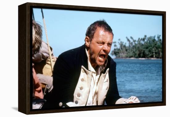 Le Bounty by Roger Donaldson with Anthony Hopkins, 1984 (photo)-null-Framed Stretched Canvas